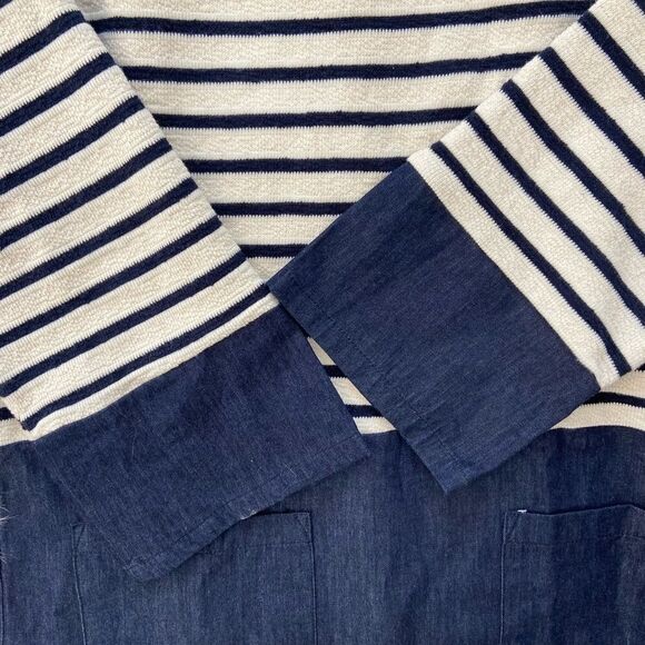 Stevie Hender Striped Denim Dress - Picture 6 of 8